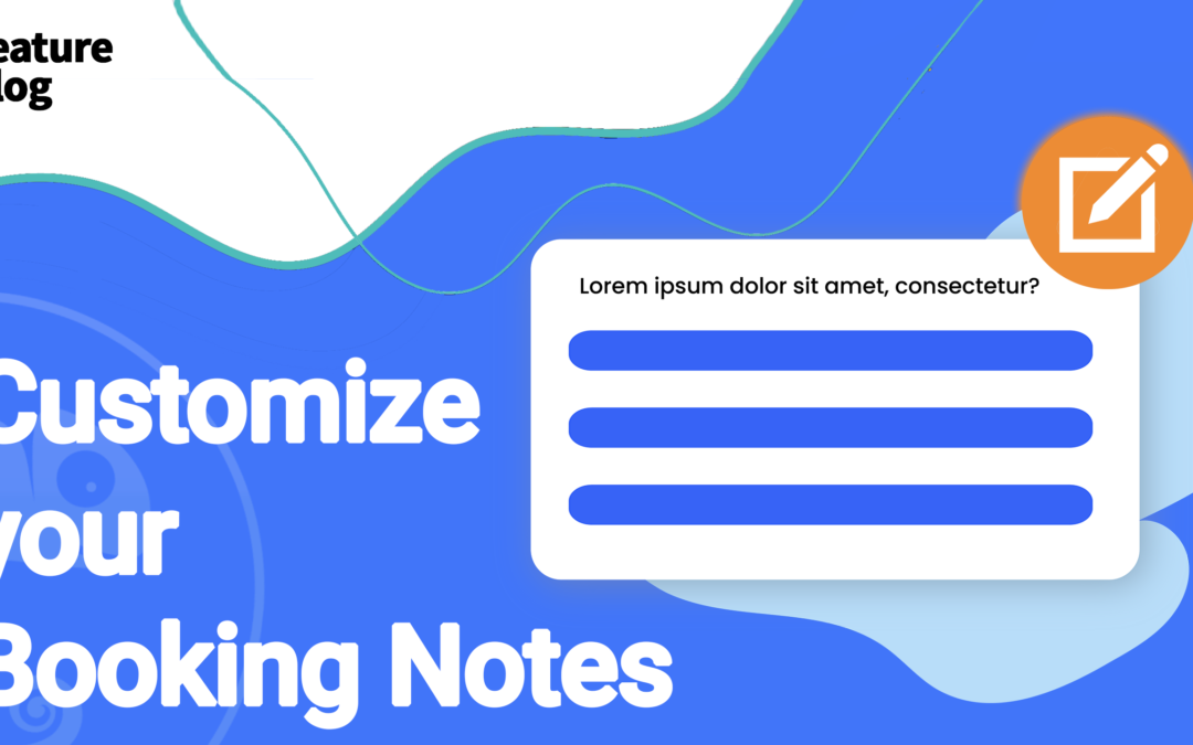 Customize your Booking Notes