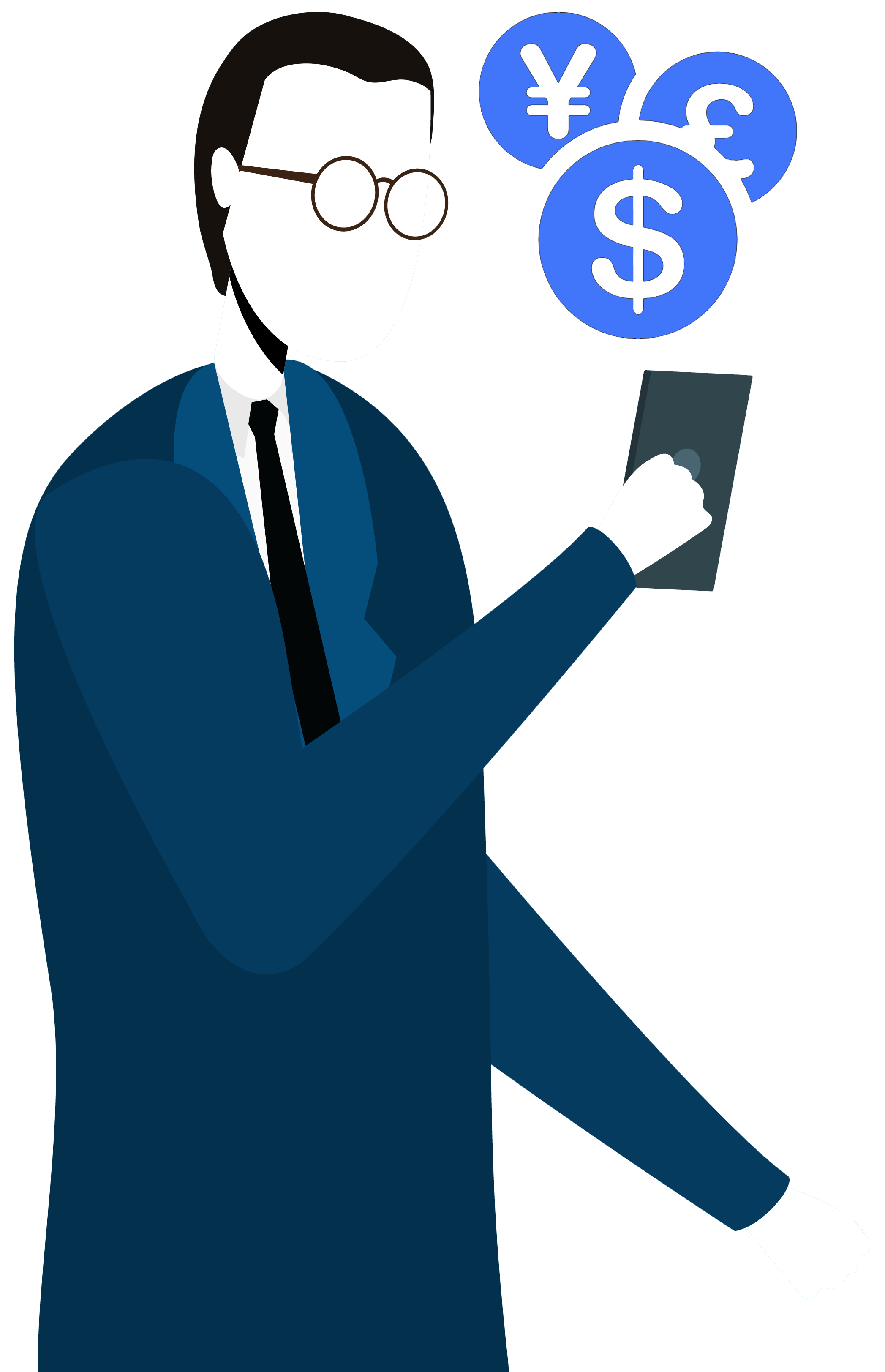 Businessman finance